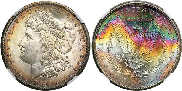 1 Dollar USA (1776 - ) Silver 