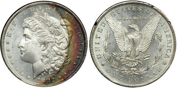 1 Dollar USA (1776 - ) Silver 