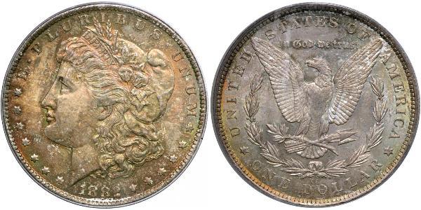 1 Dollar USA (1776 - ) Silver 