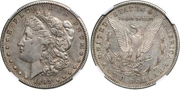 1 Dollar USA (1776 - ) Silver 