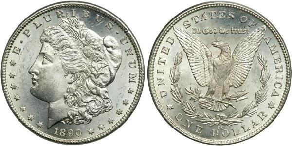 1 Dollar USA (1776 - ) Silver 