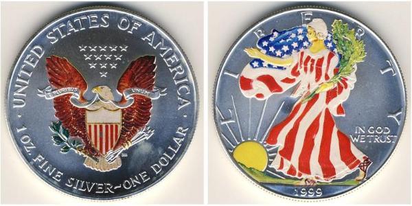 1 Dollar USA (1776 - ) Silver 