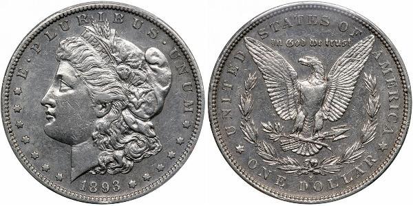 1 Dollar USA (1776 - ) Silver 