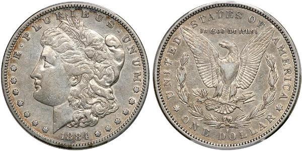 1 Dollar USA (1776 - ) Silver 