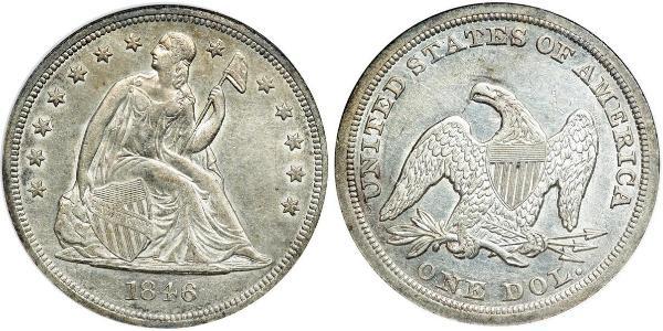 1 Dollar USA (1776 - ) Silver 