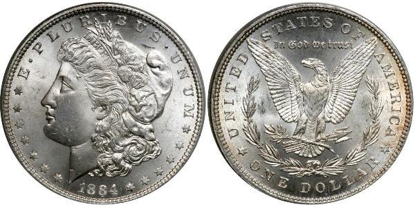 1 Dollar USA (1776 - ) Silver 