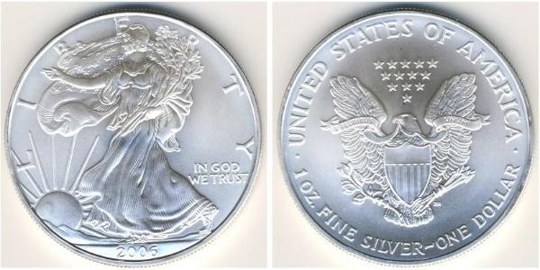 1 Dollar USA (1776 - ) Silver 