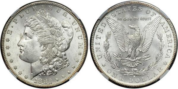 1 Dollar USA (1776 - ) Silver 