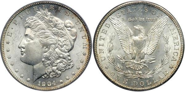 1 Dollar USA (1776 - ) Silver 