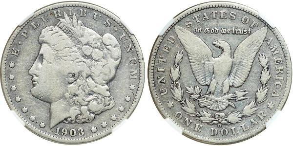 1 Dollar USA (1776 - ) Silver 