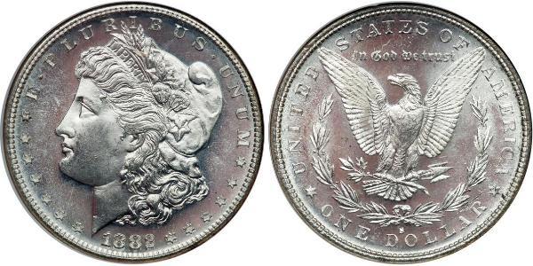 1 Dollar USA (1776 - ) Silver 