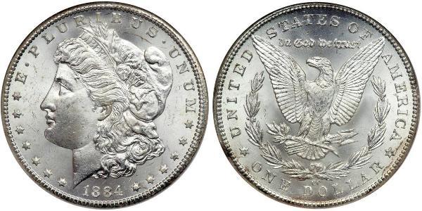 1 Dollar USA (1776 - ) Silver 