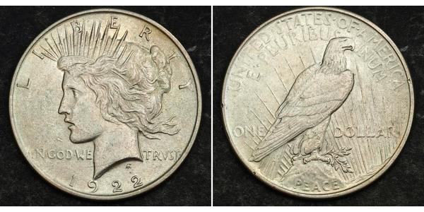 1 Dollar USA (1776 - ) Silver 