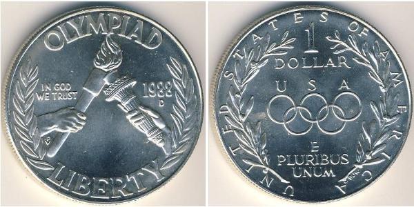 1 Dollar USA (1776 - ) Silver 