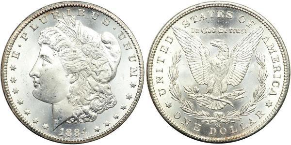 1 Dollar USA (1776 - ) Silver 