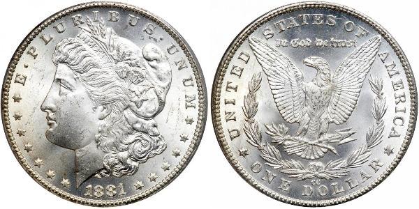 1 Dollar USA (1776 - ) Silver 