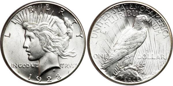1 Dollar USA (1776 - ) Silver 