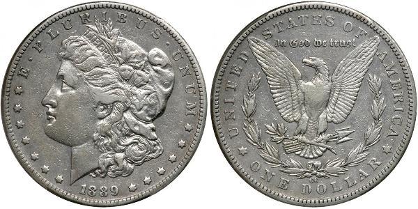 1 Dollar USA (1776 - ) Silver 