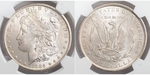 1 Dollar USA (1776 - ) Silver 