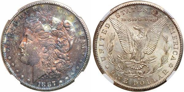 1 Dollar USA (1776 - ) Silver 