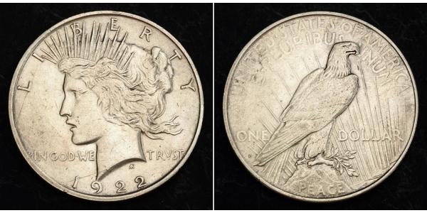 1 Dollar USA (1776 - ) Silver 