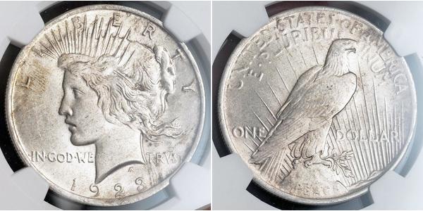 1 Dollar USA (1776 - ) Silver 