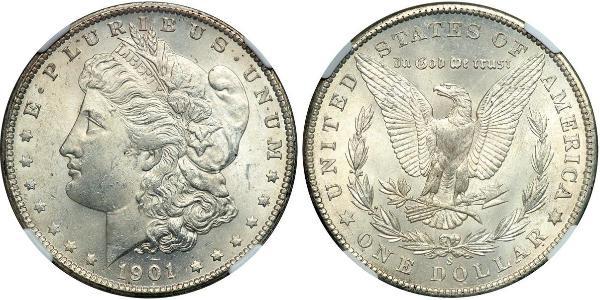 1 Dollar USA (1776 - ) Silver 