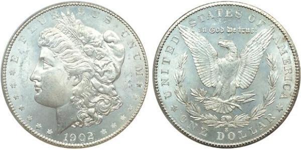 1 Dollar USA (1776 - ) Silver 