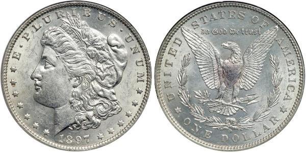 1 Dollar USA (1776 - ) Silver 