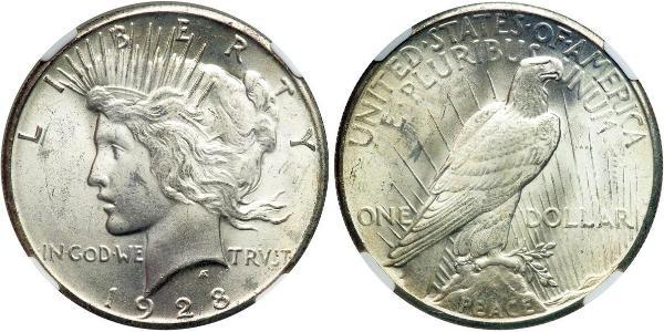 1 Dollar USA (1776 - ) Silver 