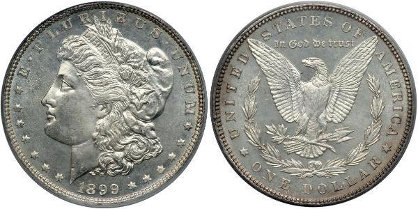 1 Dollar USA (1776 - ) Silver 