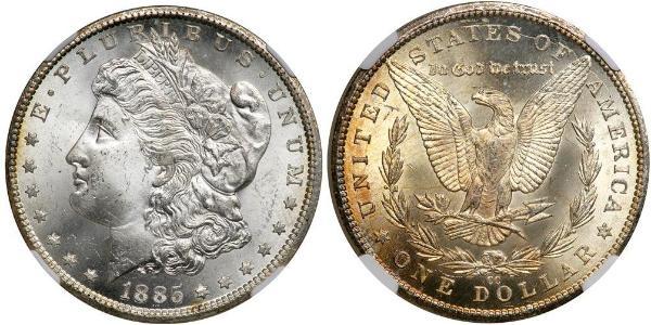 1 Dollar USA (1776 - ) Silver 