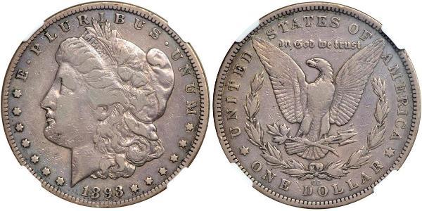 1 Dollar USA (1776 - ) Silver 