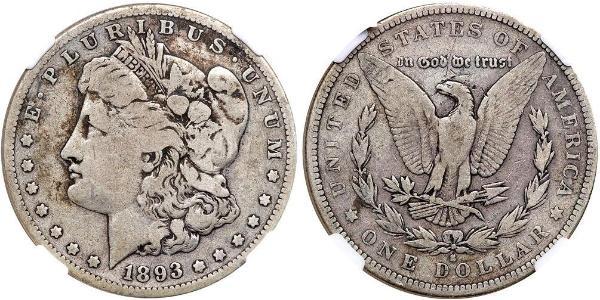 1 Dollar USA (1776 - ) Silver 