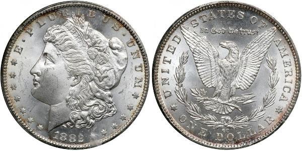 1 Dollar USA (1776 - ) Silver 