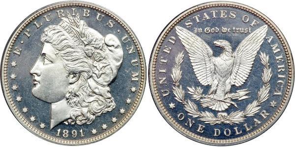 1 Dollar USA (1776 - ) Silver 