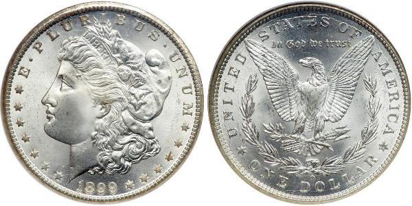 1 Dollar USA (1776 - ) Silver 