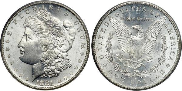 1 Dollar USA (1776 - ) Silver 