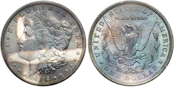 1 Dollar USA (1776 - ) Silver 