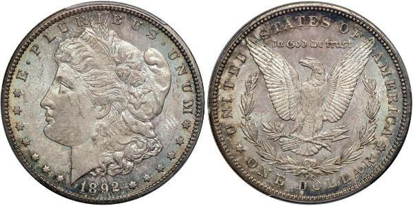 1 Dollar USA (1776 - ) Silver 