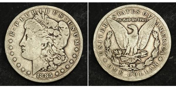 1 Dollar USA (1776 - ) Silver 