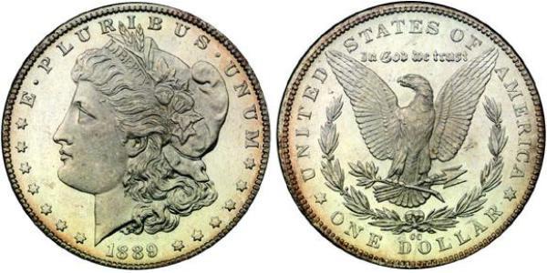 1 Dollar USA (1776 - ) Silver 