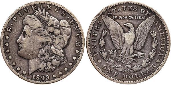 1 Dollar USA (1776 - ) Silver 