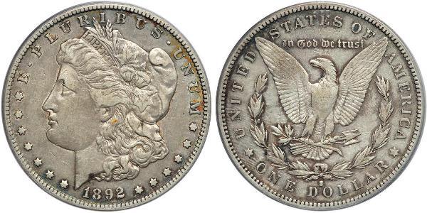 1 Dollar USA (1776 - ) Silver 