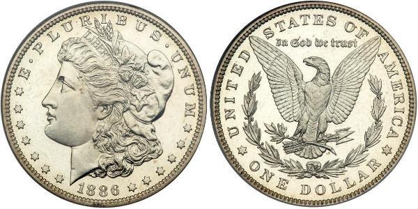 1 Dollar USA (1776 - ) Silver 