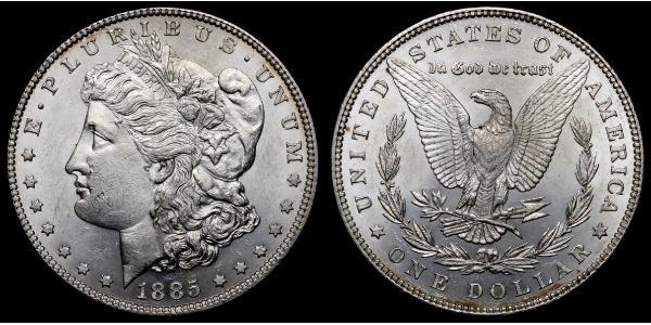 1 Dollar USA (1776 - ) Silver 