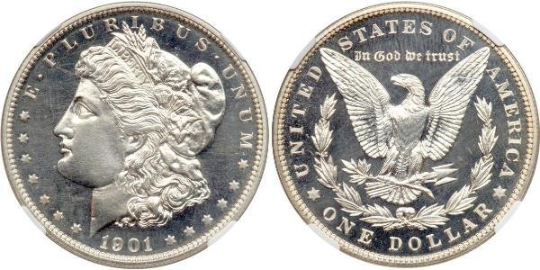 1 Dollar USA (1776 - ) Silver 