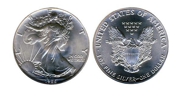 1 Dollar USA (1776 - ) Silver 