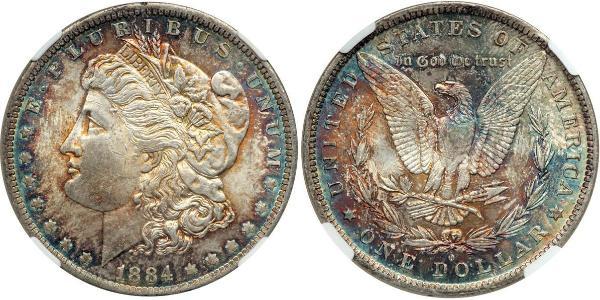 1 Dollar USA (1776 - ) Silver 