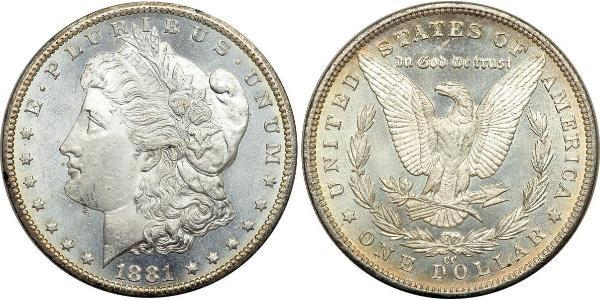 1 Dollar USA (1776 - ) Silver 